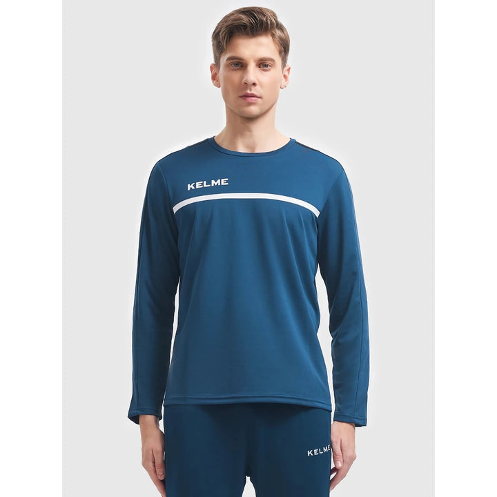 Men's Long Sleeve Football Training Top - Breathable Running Sports Shirt