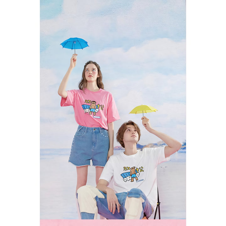 Summer Relaxation Loose Cartoon Tee