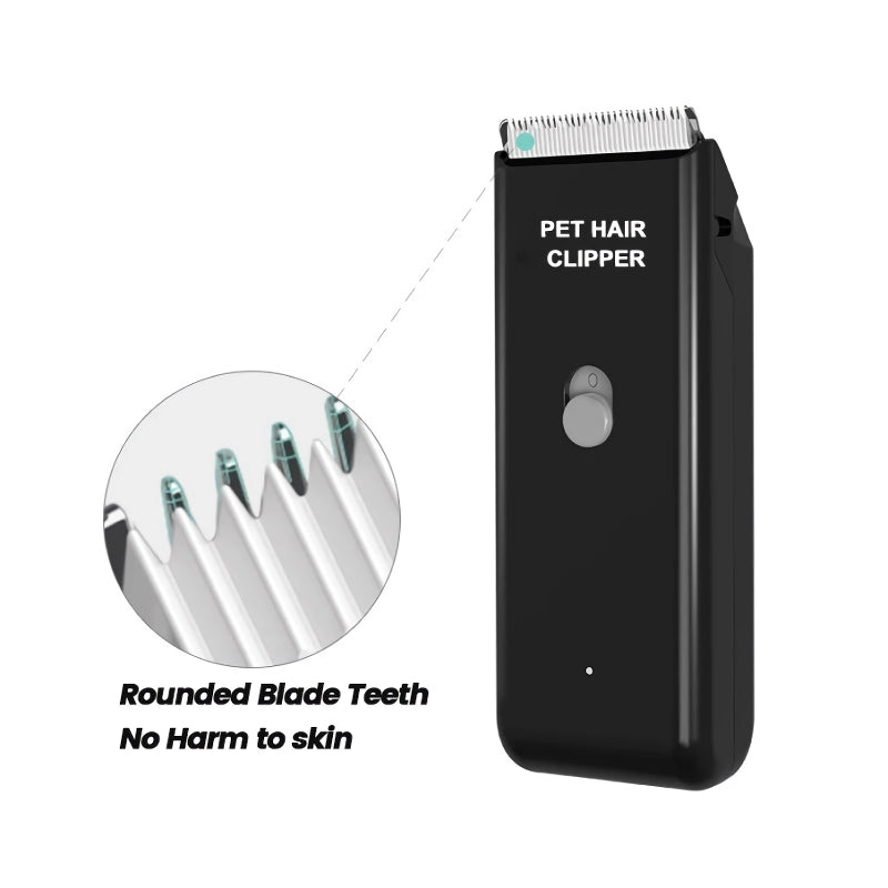 Rechargeable Low-Noise Pet Hair Trimmer for Professional Grooming