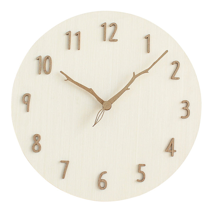 Creative Mute Wooden Wall Clock