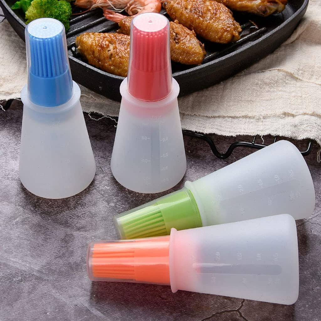 Heat-Resistant Silicone Oil & Basting Brush Set