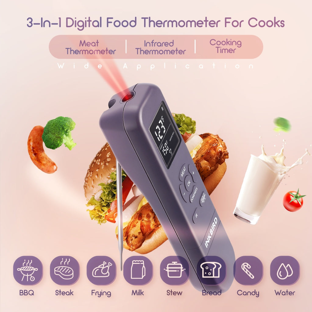 Handy Meat Thermometer with IR Detector