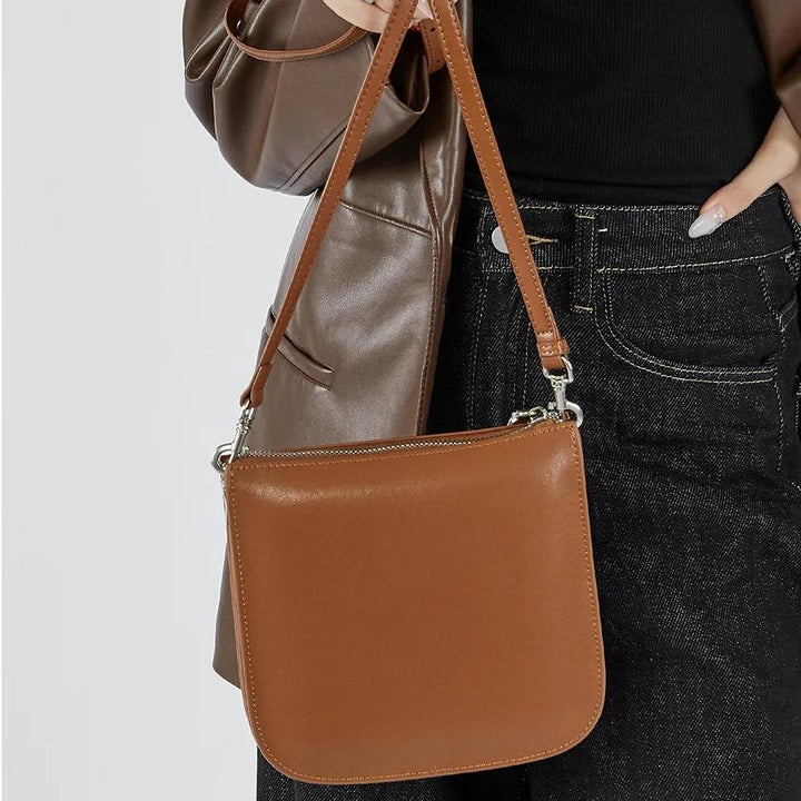 Genuine Leather Underarm Shoulder Bag for Women