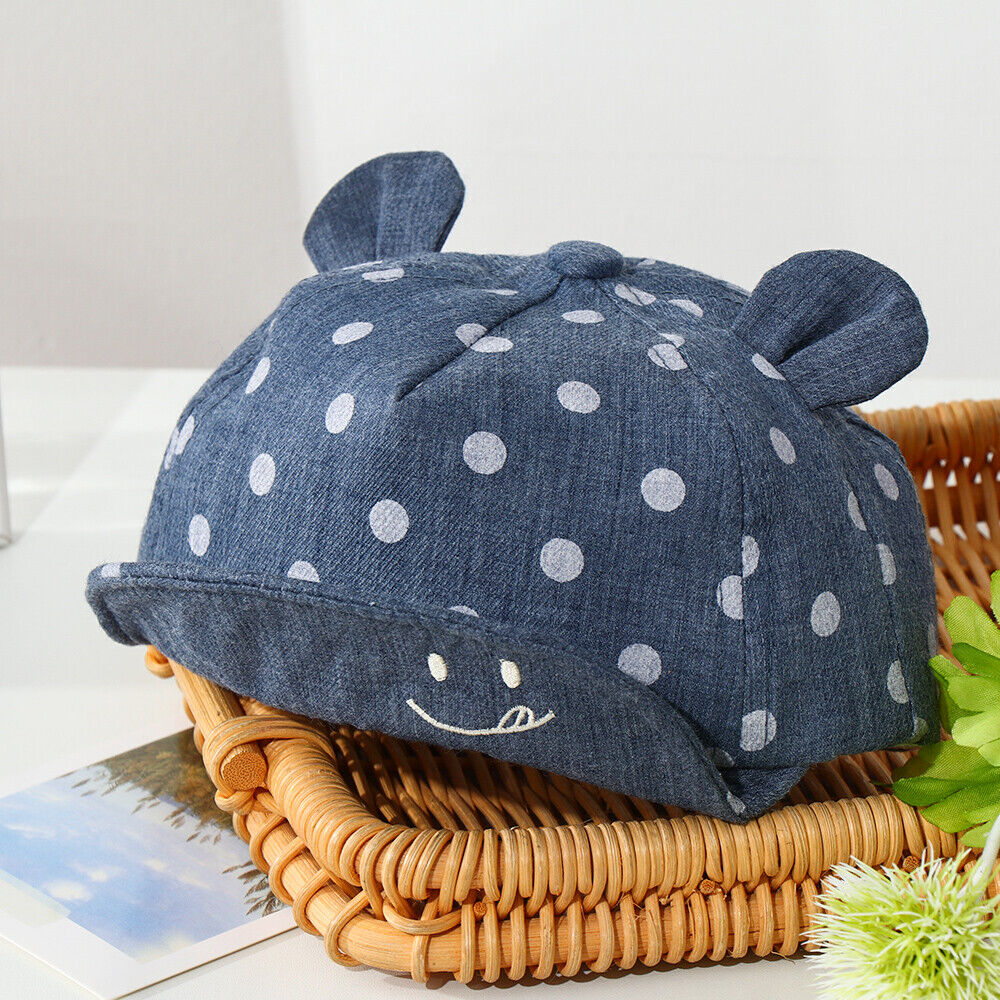 Cute 3D Ear Animal Cotton Sunhat for Toddlers