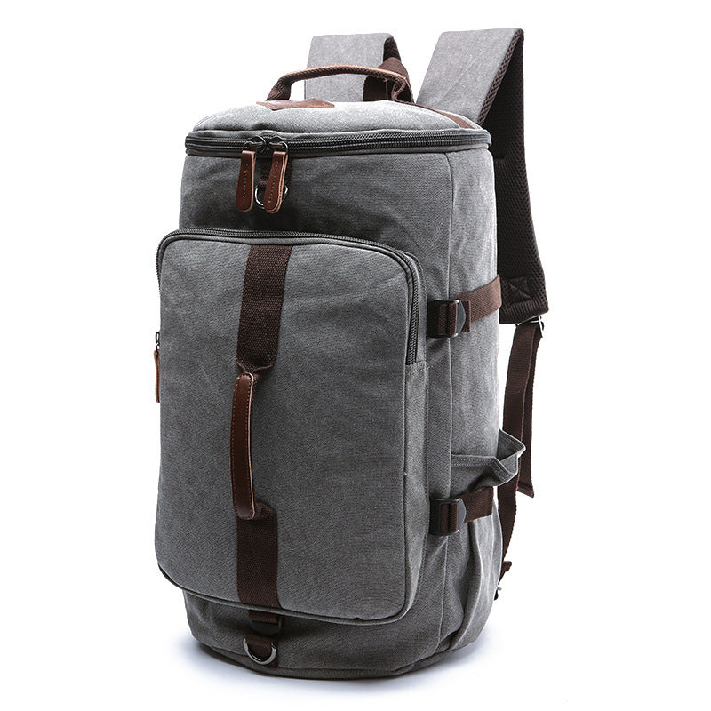 Cylinder leisure backpack computer bag