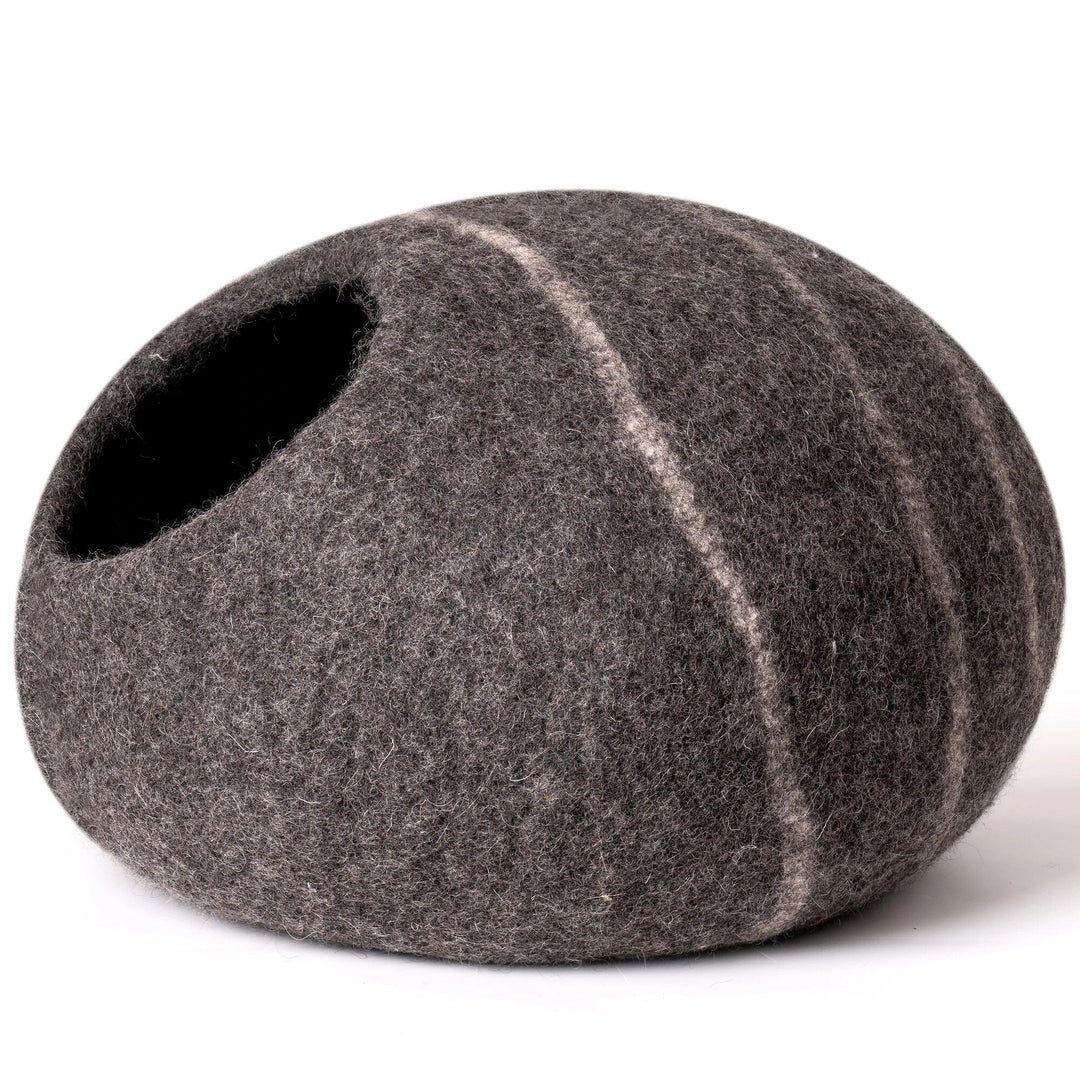 Premium Handmade Felt Cat Bed Cave 100% Merino Wool