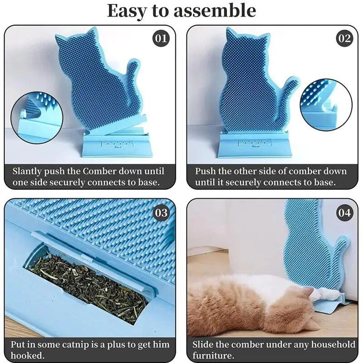 Self-Grooming Catnip Massage Comb - The Ultimate Cat Grooming Tool