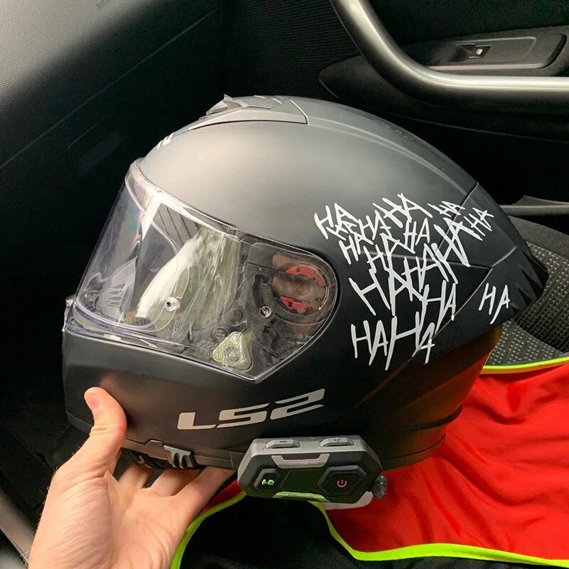 Reflective Joker "HAHAHA" Helmet & Car Sticker Decals