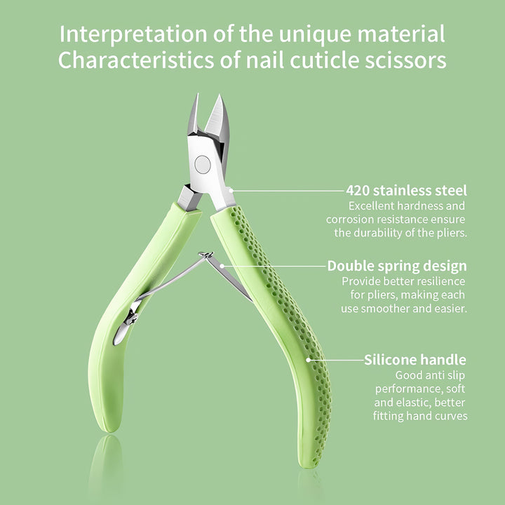 Precision Stainless Steel Cuticle Scissors