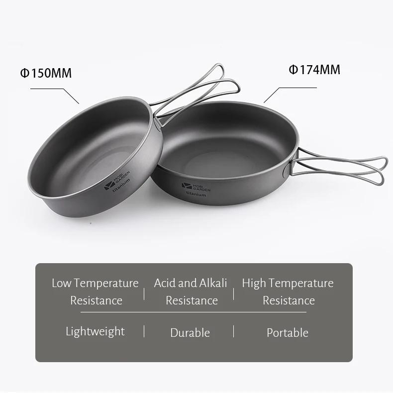 Portable Titanium Camping Frying Pan