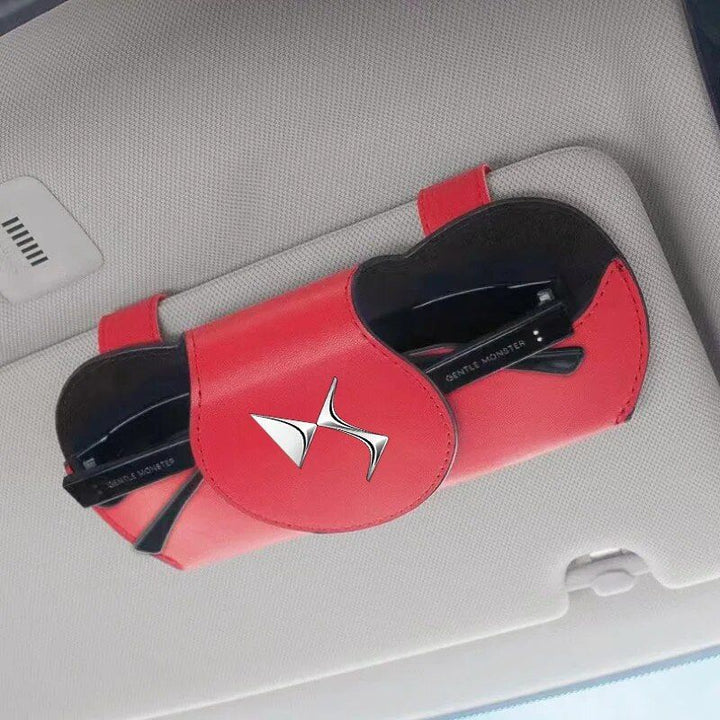 Universal Car Visor Sunglasses Case Holder Clip