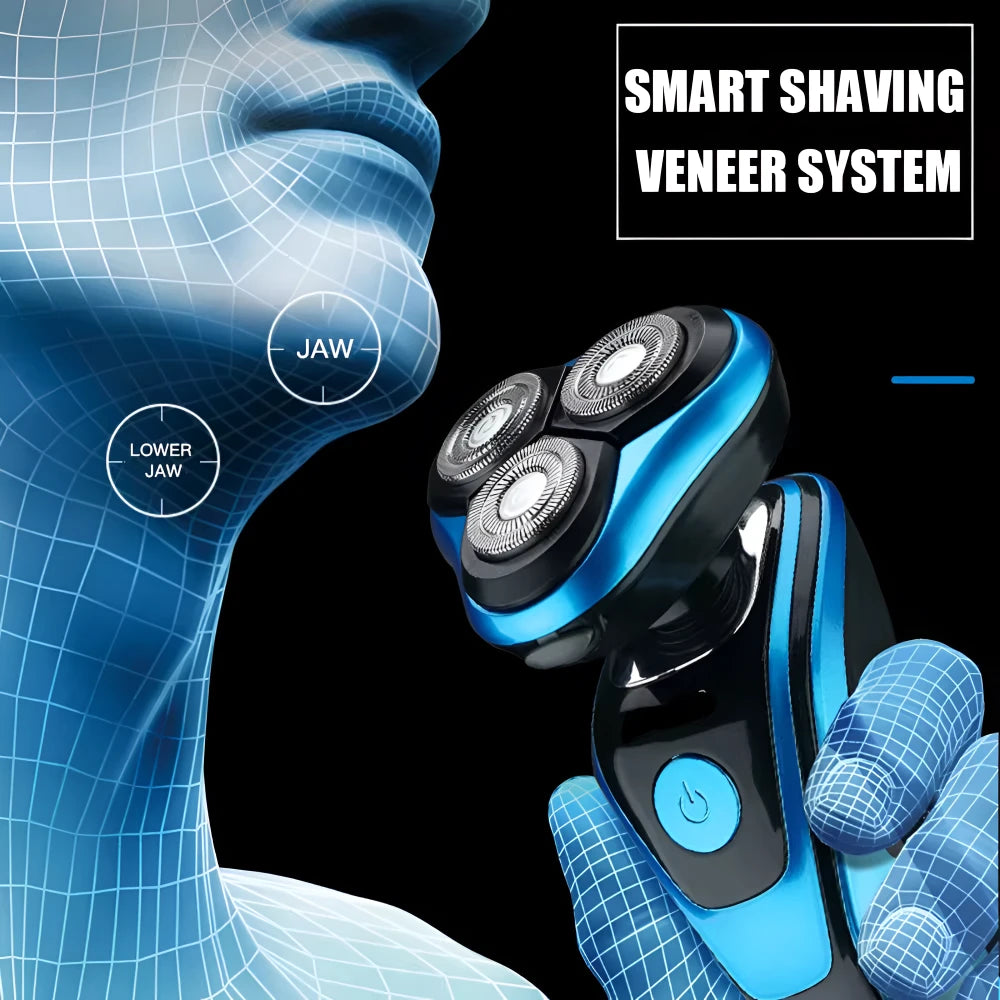 Electric Rotary Shaver & Beard Trimmer