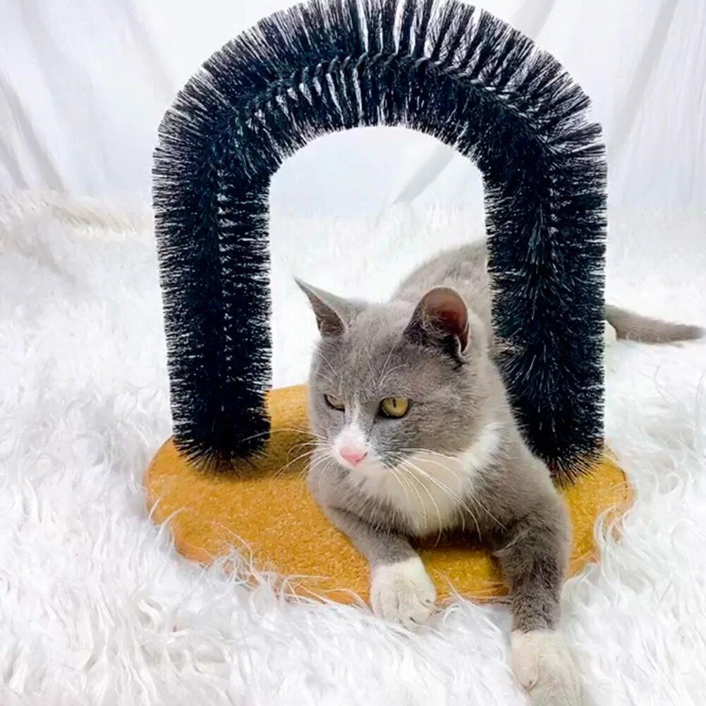 Cat Massage Arch Brush and Play Toy