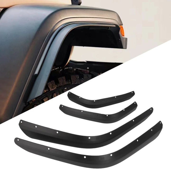 Front & Rear Mudguard Fender Set for Jeep Wrangler