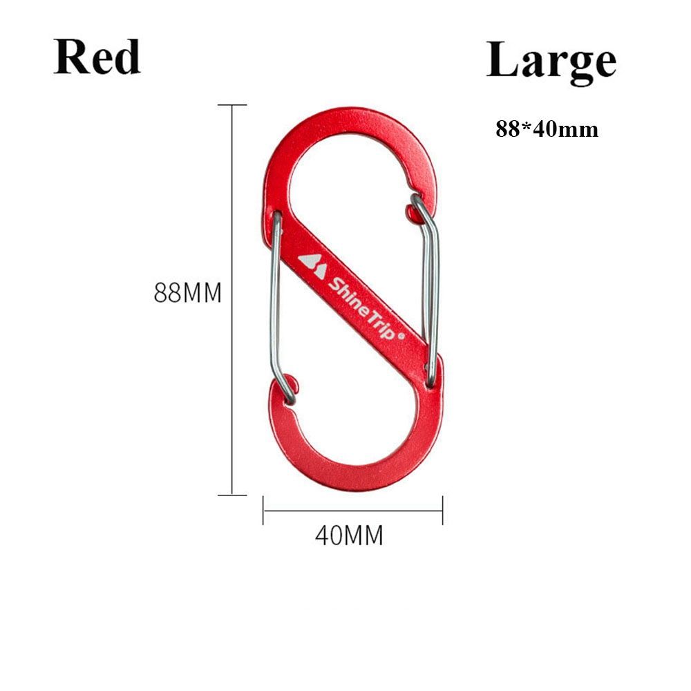 Multi-Purpose S-Type Carabiner: Mini Keychain Hook with Anti-Theft Features