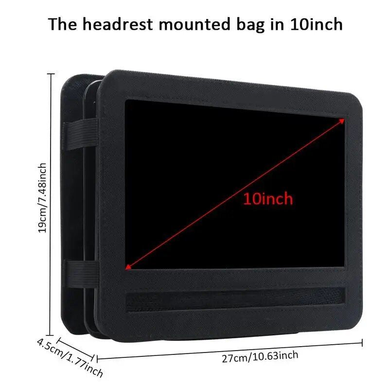 Universal Car Headrest Mount for Tablets and DVD Players
