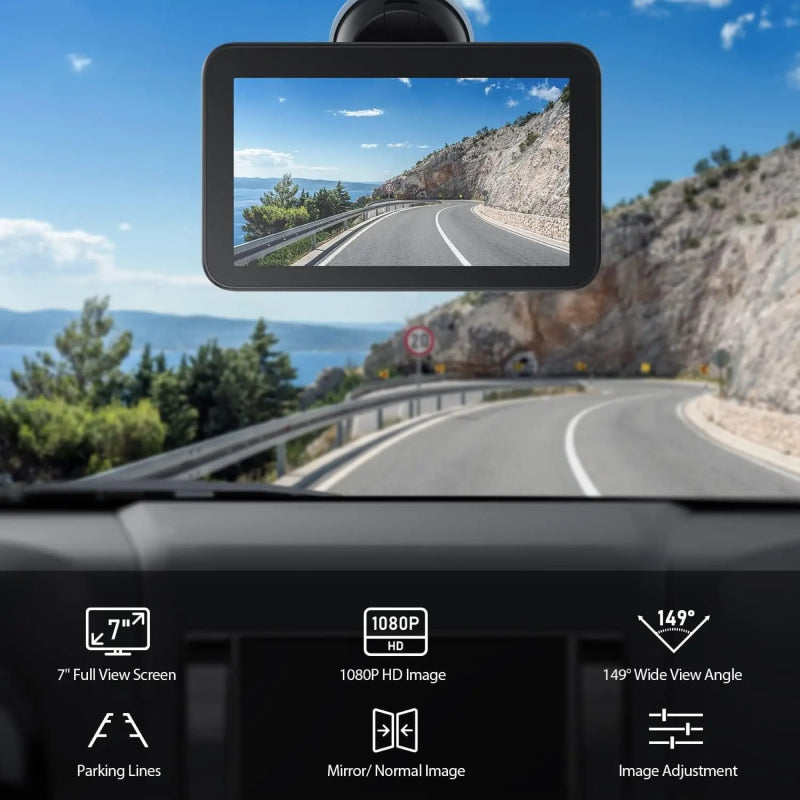 Wired Backup Camera Kit with 7" Monitor