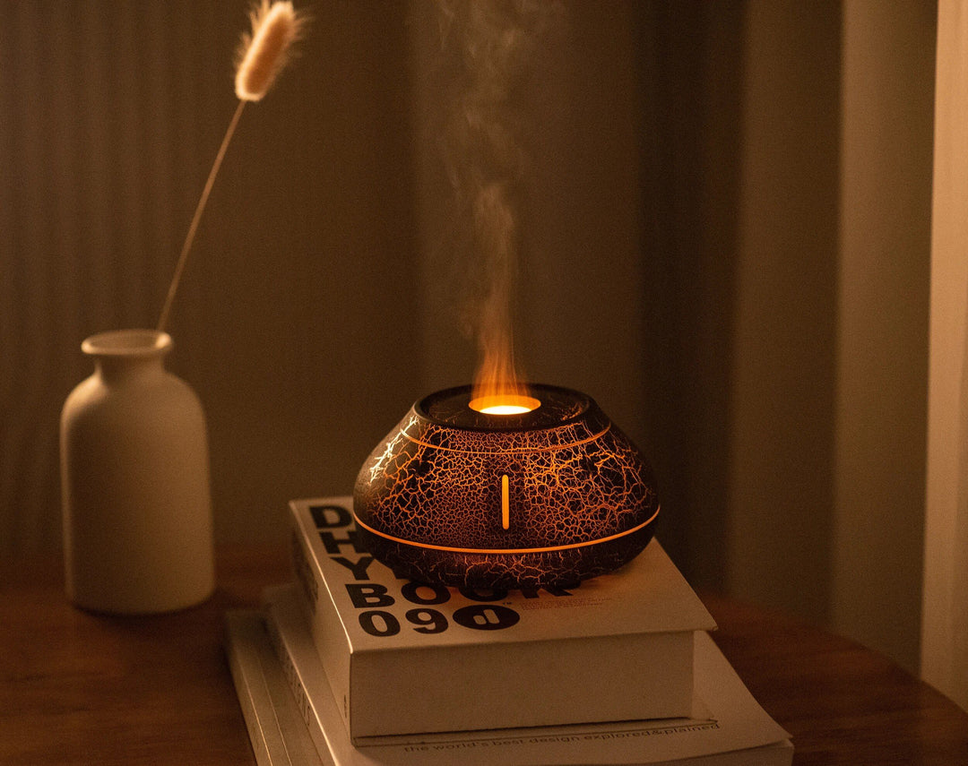 Multifunctional Lava Flame Ultrasonic Humidifier and Aroma Diffuser