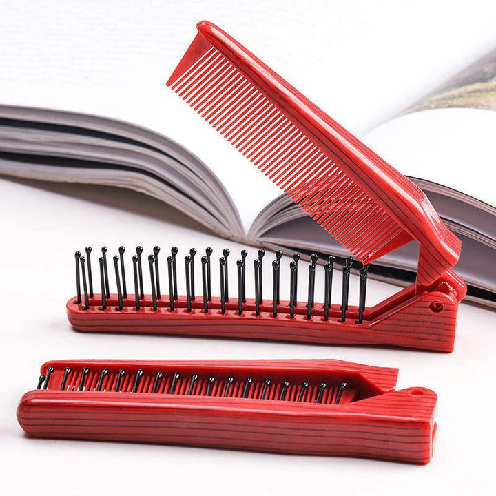 Mini Red Folding Pocket Comb