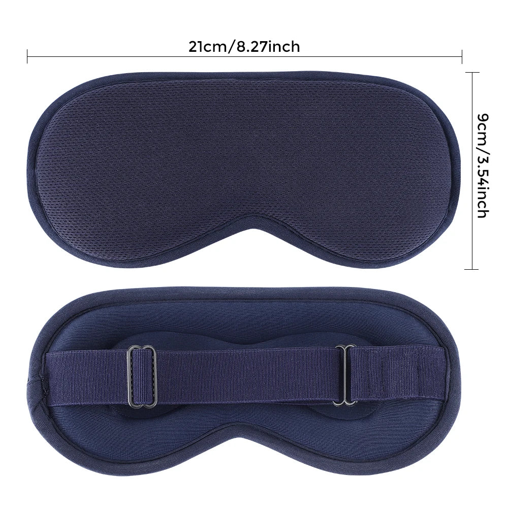 Electric Steam Eye Mask with 3D Hot Compress & Vibration Massage for Fatigue Relief and Better Sleep