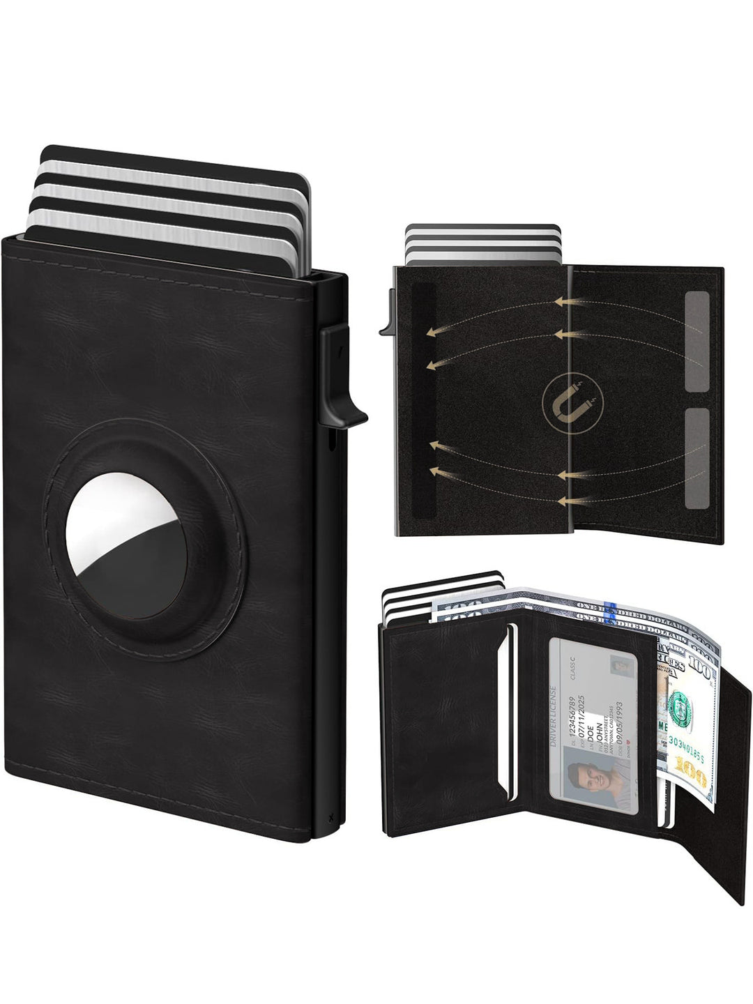 Men's Ultra-thin Smart Wallet Card Clamp