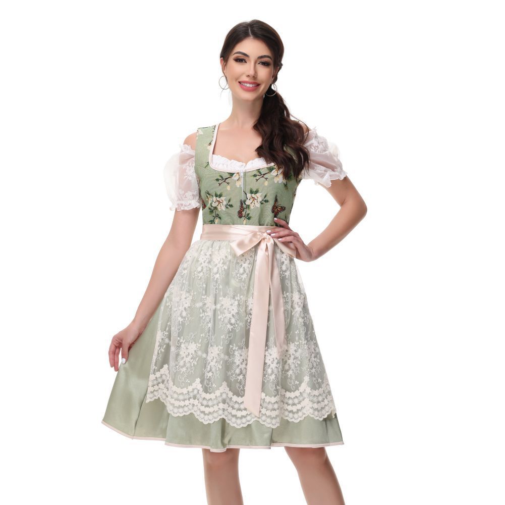 Munich Beer Lace Maid Performance Skirt Suit