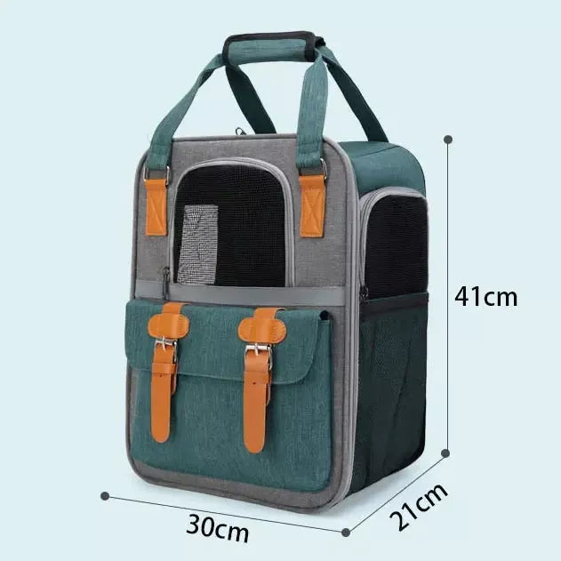 Lightweight 10 KG Pet Leisure Backpack for Small Cats & Dogs