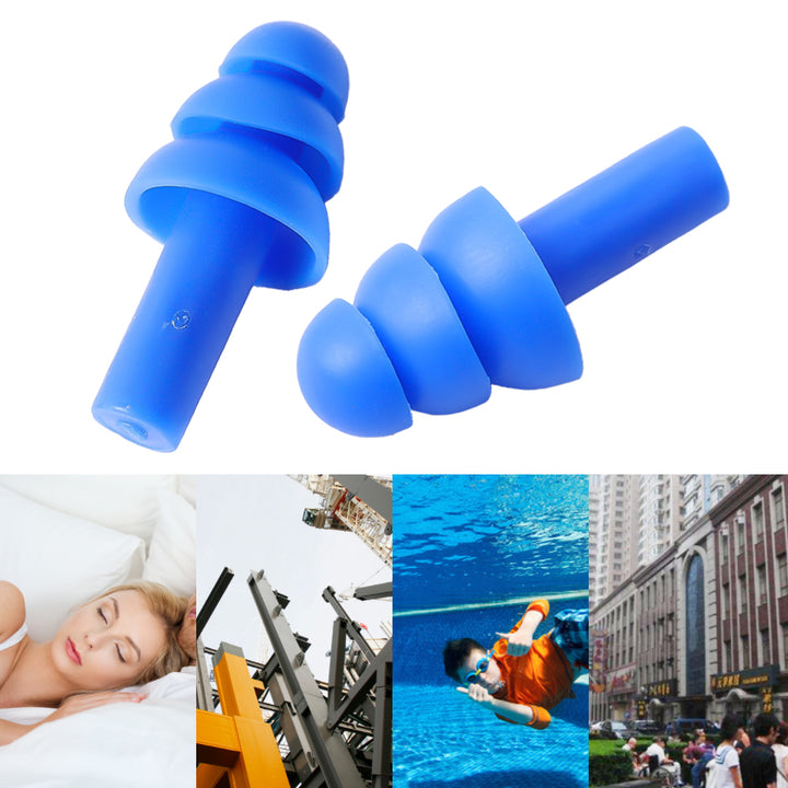 Reusable Soft Silicone Waterproof Earplugs