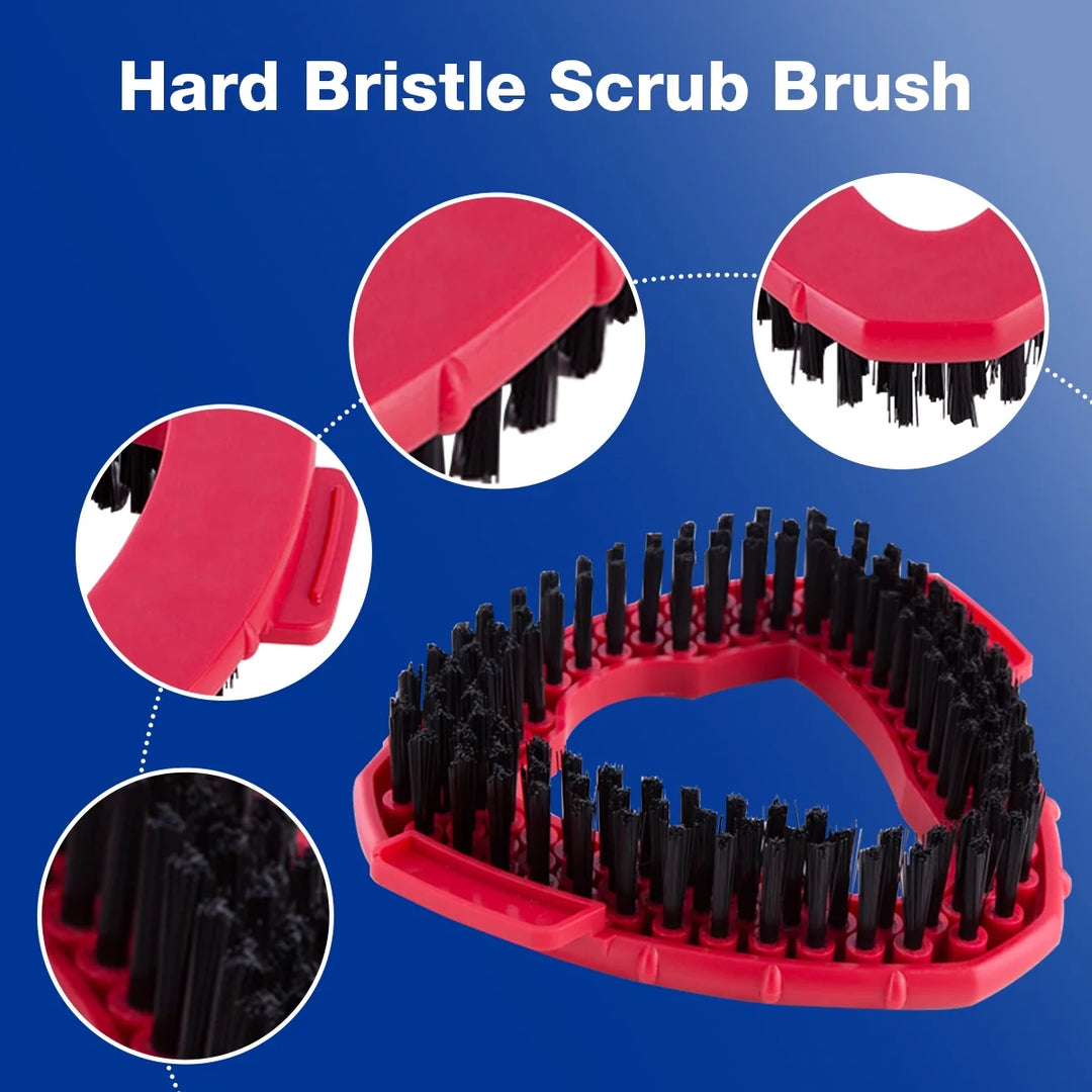 Mop Head Replacement Set with Scrub Brush and Base