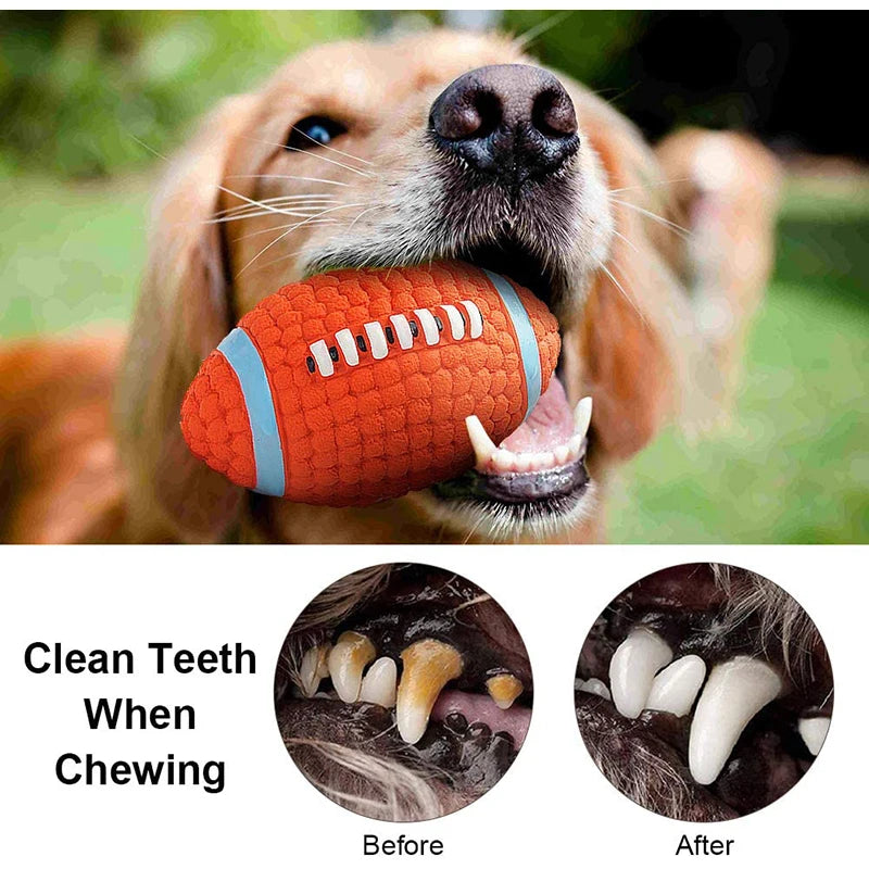 Bite-Resistant Squeaky Chew Toy for Dogs