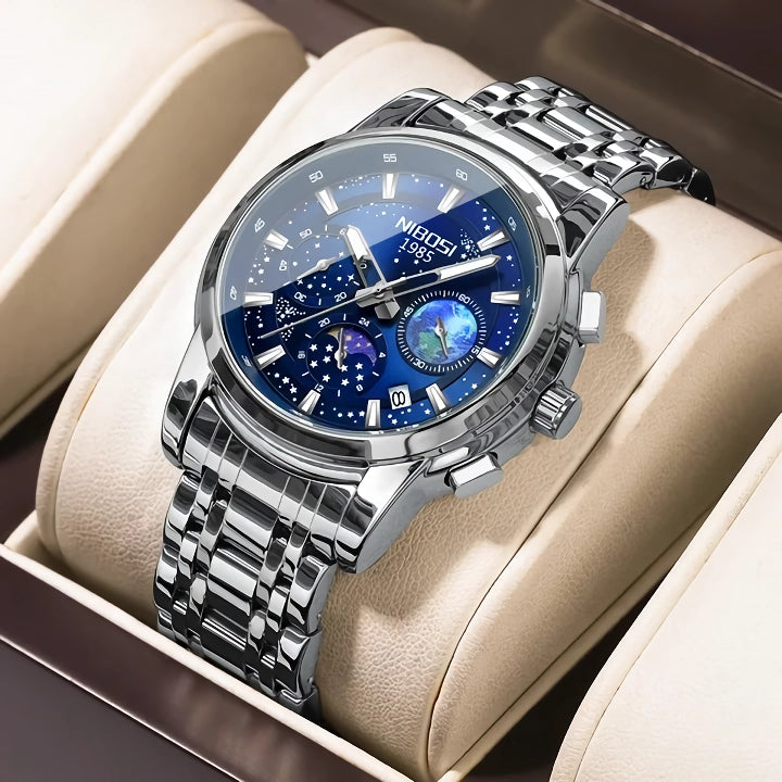 Luxury Men's Waterproof Luminous Chronograph Sports Watch