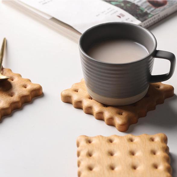 Natural Wooden Cookie Coaster