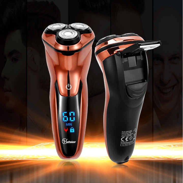 Powerful Cordless Electric Shaver for Men