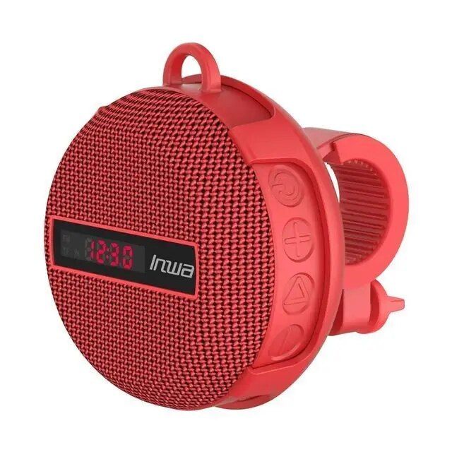 High-Power 8W Outdoor Bicycle Bluetooth Speaker with LED Display, IPX7 Waterproof & Long Battery Life