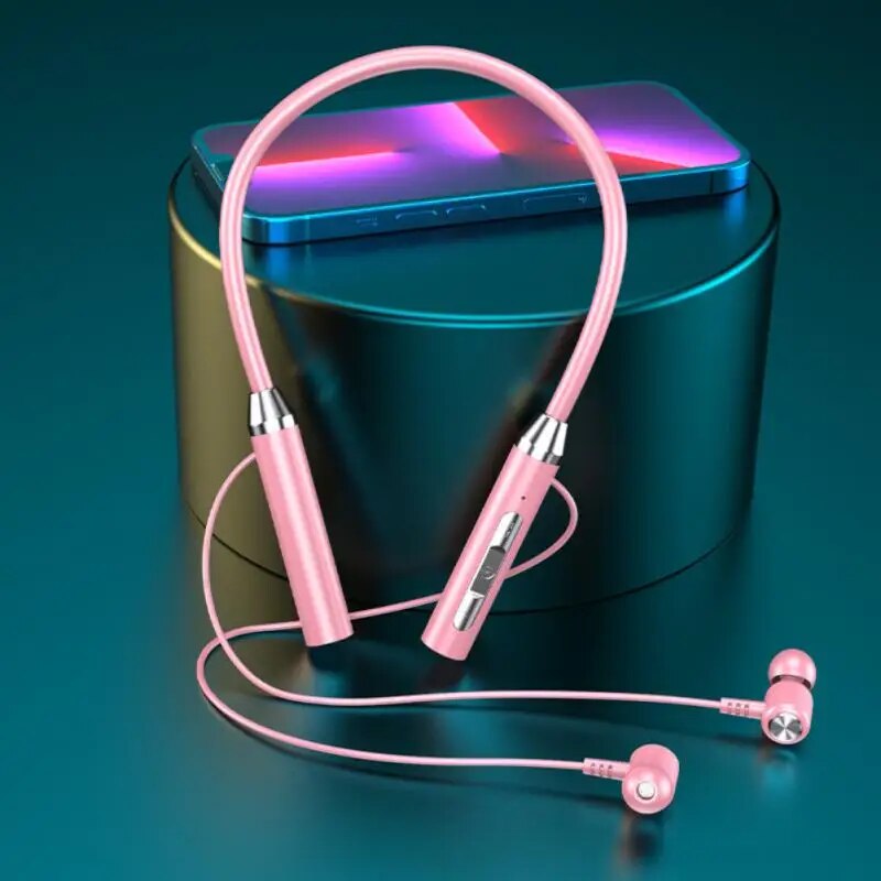 Wireless Magnetic Sport Neckband Earphones with TWS and Noise Cancellation