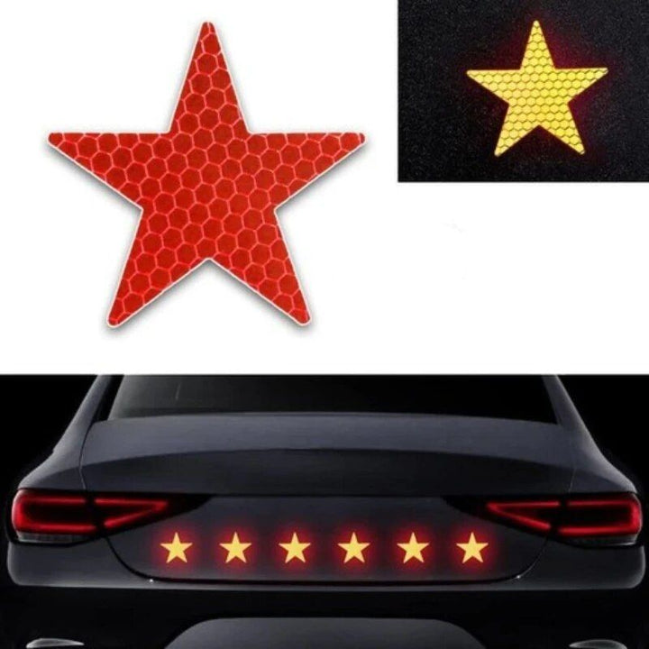 Star-Shaped Reflective Safety Stickers
