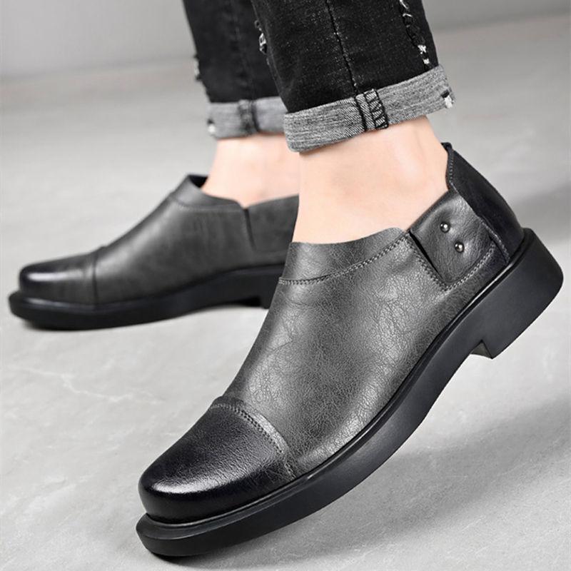 Vintage Casual Slip-On Dress Loafers for Men