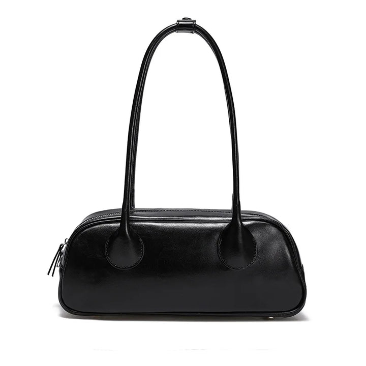 Vintage Genuine Leather Shoulder Bag for Women - High Quality Korean Style