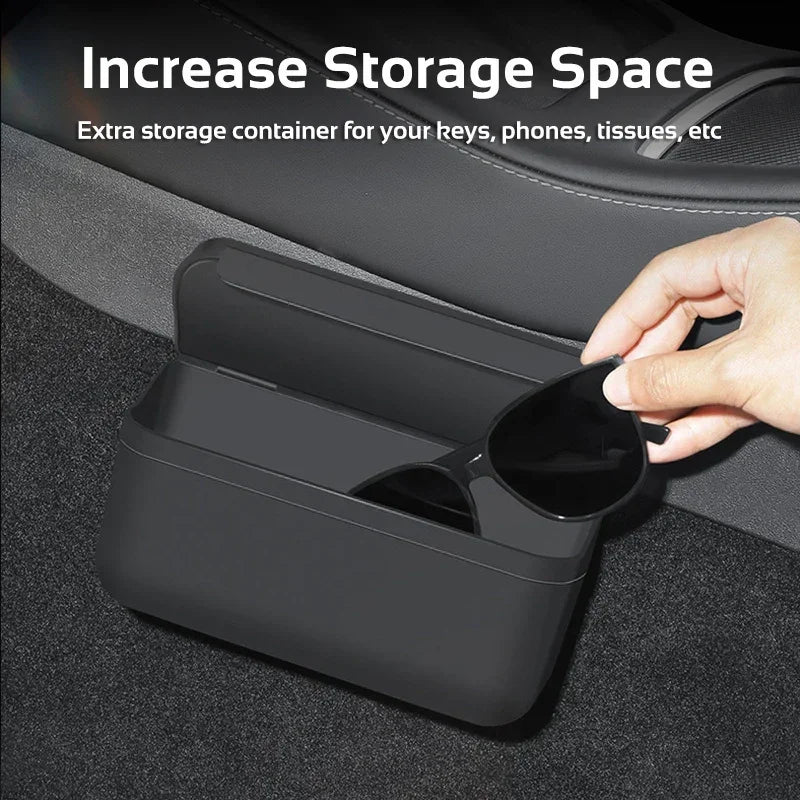 Velcro Paste Car Storage Box for Tesla Model 3/Y