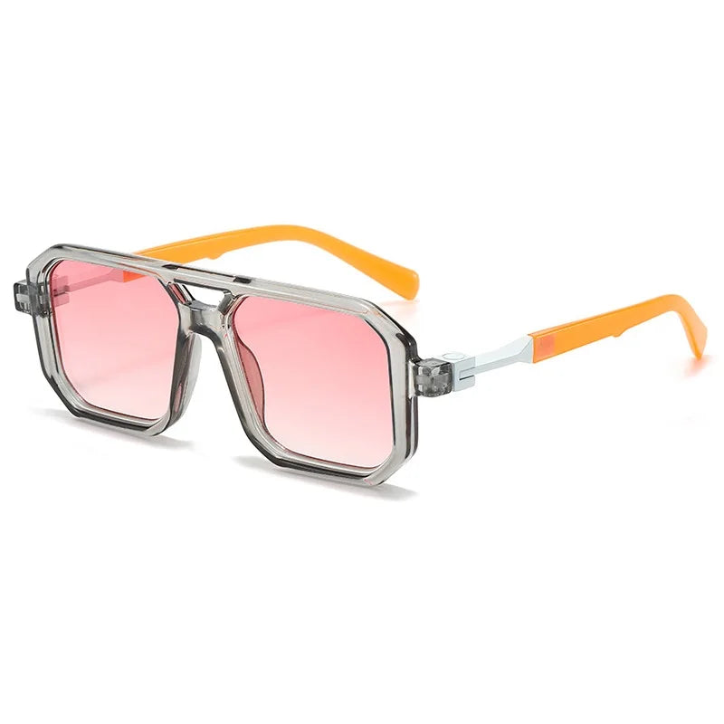 Retro Square Pilot Sunglasses