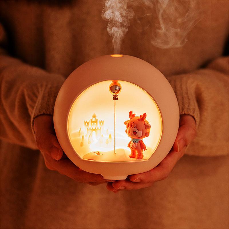 Cute Cartoon Aromatherapy Lamp & USB Mini Air Humidifier