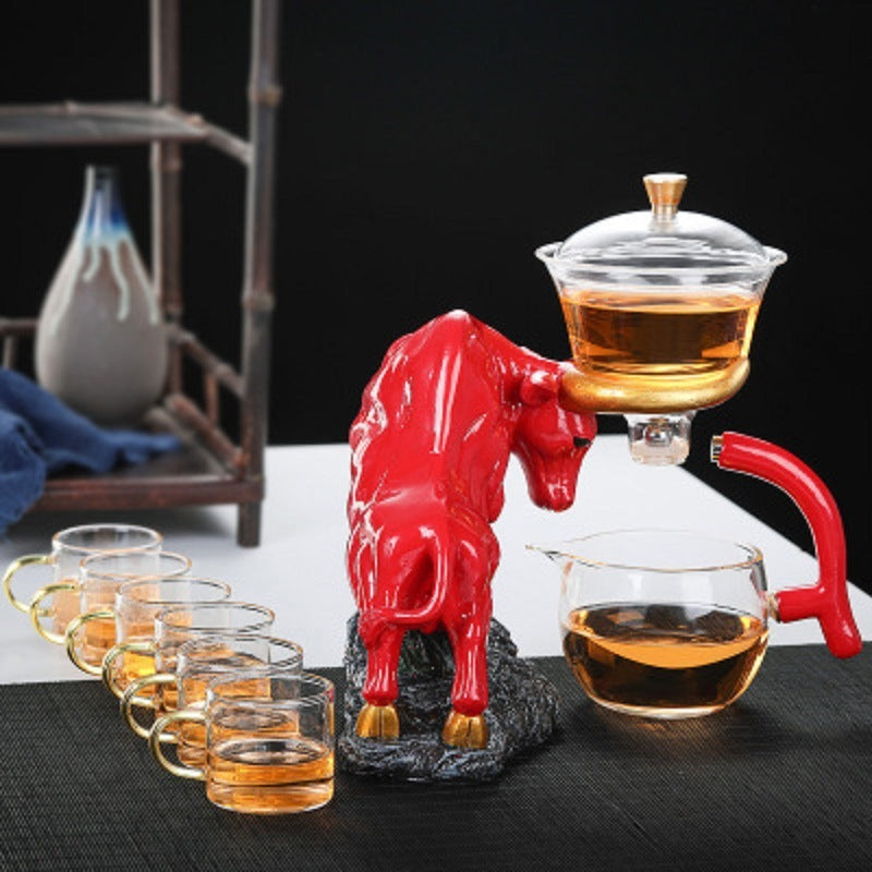 Bullish Soaking High Borosilicate Glass Automatic Tea Set