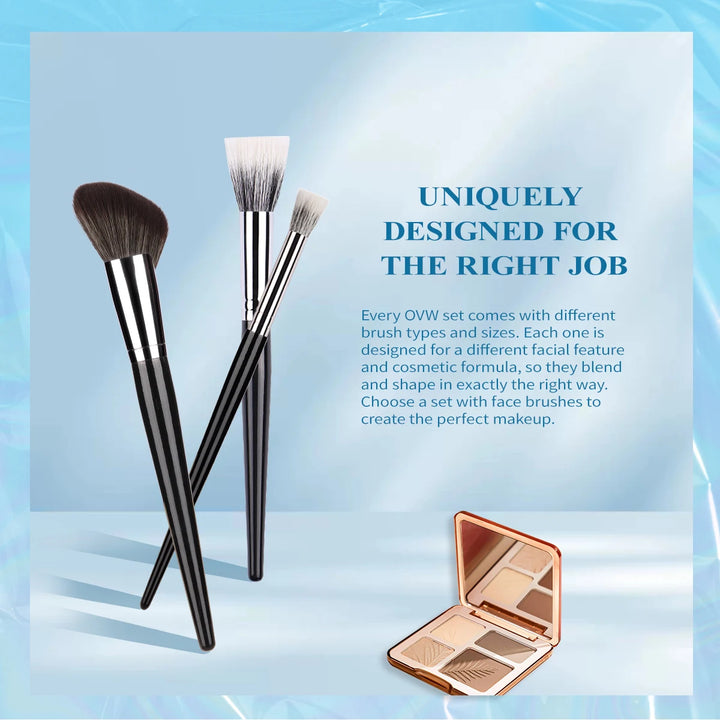 Contour Powder Blusher Makeup Brush Set