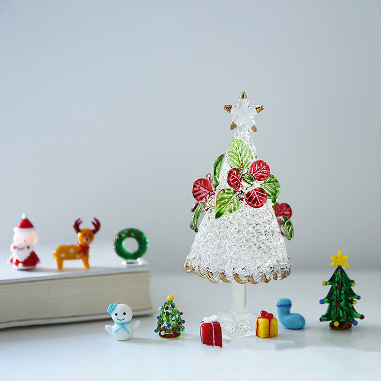 Christmas Tree Decoration Office Desk Surface Panel Creative