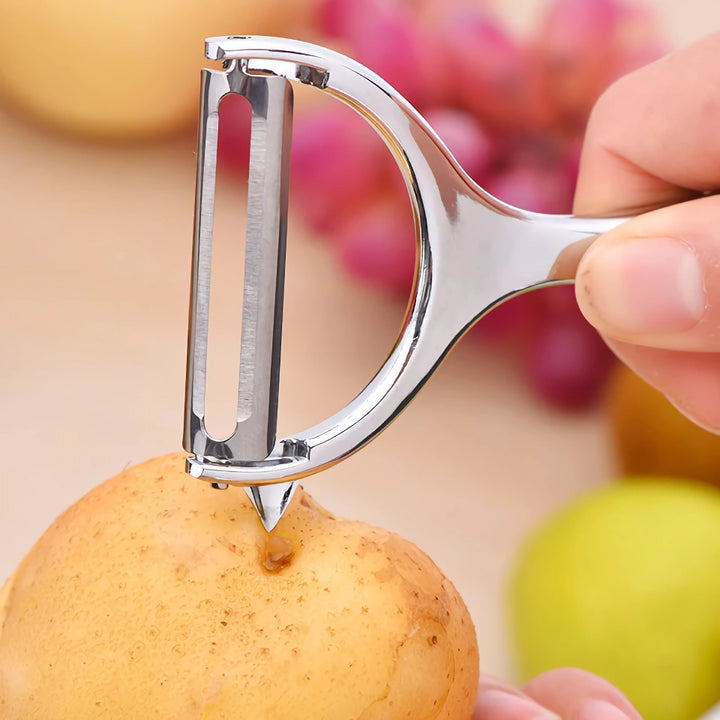 Stylish Multi-function Stainless Steel Kitchen Peeler & Cutter