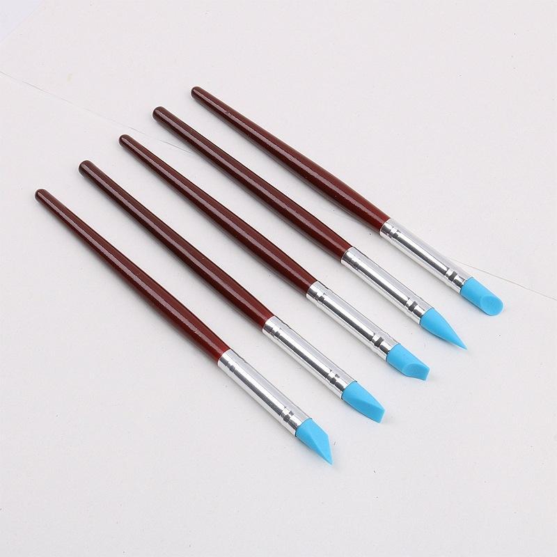 Silicone Tip Painting & Sculpting Brushes for Watercolor, Oil, Clay & Sculpting Tools