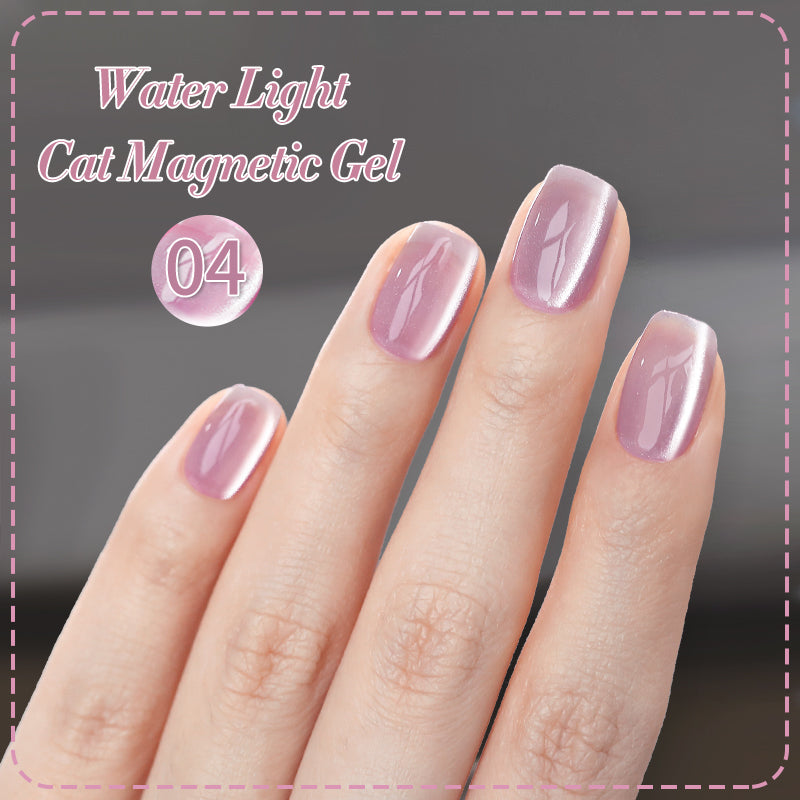 Sparkling Glass Bead Cat Magnetic Gel Nail Polish