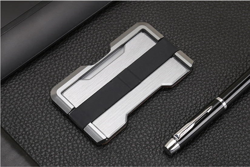 Multi-function metal wallet