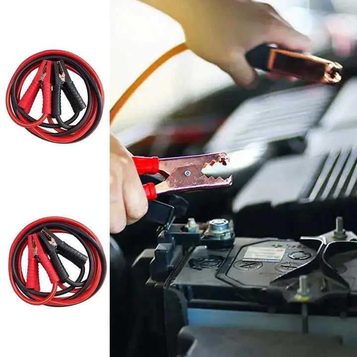 Heavy Duty Jumper Cables - Quick Connect Battery Booster Jump Leads for Cars, Vans, and Trucks
