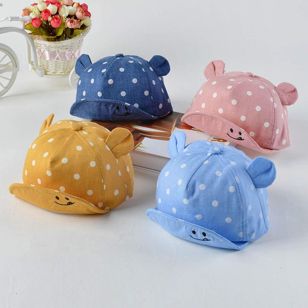 Cute 3D Ear Animal Cotton Sunhat for Toddlers